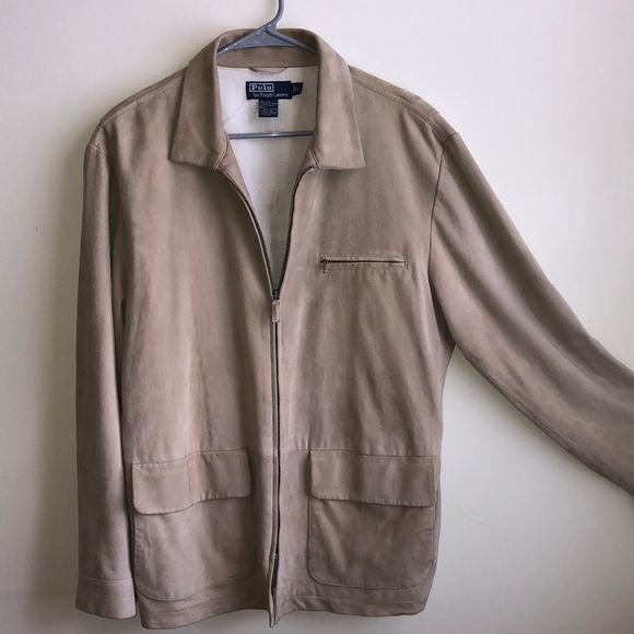 Polo Ralph Lauren Genuine Leather Blazer Jacket